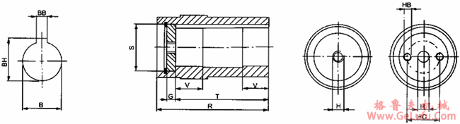TMG悬挂式齿轮减速机外型安装尺寸(图4)