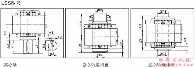 MC系列硬齿面中型齿轮减速机安装尺寸(2级斜齿轮减速机垂直安装)(图4) MC系列硬齿面中型齿轮减速机安装尺寸(2级斜齿轮减速机垂直安装)(图4)