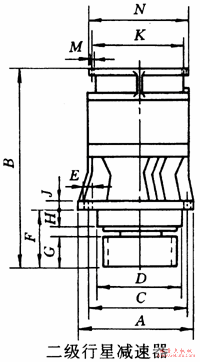 PGB25、PGB40、PGB63、PGB90、PGB112、PGB140、船用立式行星齿轮减速机外形安装尺寸及技术参数GB/T3893-1999(图4) PGB25、PGB40、PGB63、PGB90、PGB112、PGB140、船用立式行星齿轮减速机外形安装尺寸及技术参数GB/T3893-1999(图4)