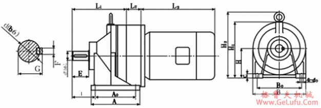 YNGW系列行星减速机 (图2) YNGW系列行星减速机 (图2)
