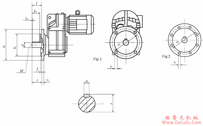 JTFF37-JTFF157法兰安装式平行轴斜齿轮减速电机外形及安装尺寸(图2) JTFF37-JTFF157法兰安装式平行轴斜齿轮减速电机外形及安装尺寸(图2)