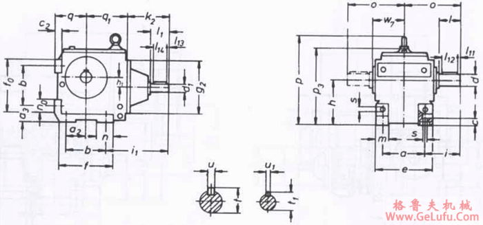 SWD100ZS-SWD280 ZS底脚式，轴输入型斜齿轮―蜗轮蜗杆减速电机外形及安装尺寸(图2)