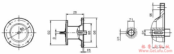 JF系列减速机产品附件－标准电机接盘(GB10095-88)(图2)