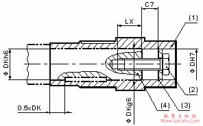 JF系列减速机出轴的安装与拆卸(GB10095-88)(图2)