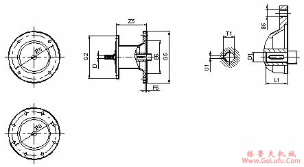 JF系列减速机产品附件－标准电机接盘(GB10095-88)(图3)