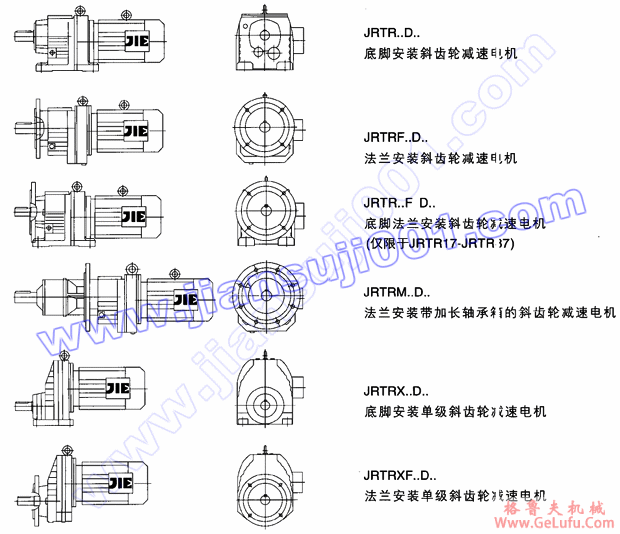 JRTR斜齿轮减速电机设计方案(图2)