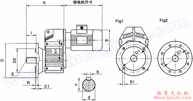 WF系列平行轴斜齿轮减速机安装尺寸(WFF37-WFF157)(图2) WF系列平行轴斜齿轮减速机安装尺寸(WFF37-WFF157)(图2)