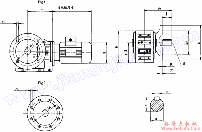 WK系列弧齿锥齿轮硬齿面减速机安装尺寸(WKF37-WKF107)(图2) WK系列弧齿锥齿轮硬齿面减速机安装尺寸(WKF37-WKF107)(图2)