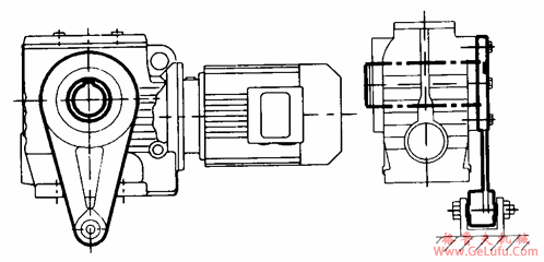 MN系列圆柱蜗杆减速机的结构形式2(图2)