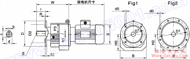 WR系列斜齿轮硬齿面减速机安装尺寸(WRF17-WRF167)(图2) WR系列斜齿轮硬齿面减速机安装尺寸(WRF17-WRF167)(图2)