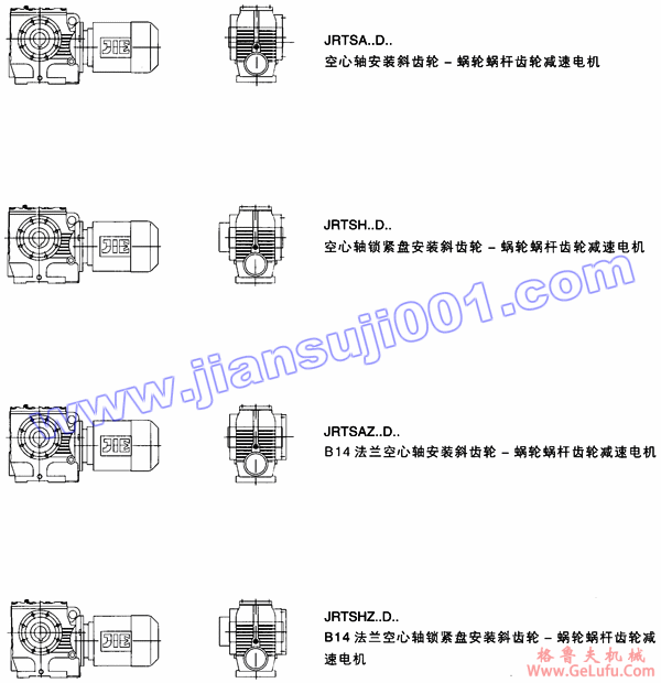 JRTS斜齿轮――蜗轮蜗杆减速电机设计方案(图3)