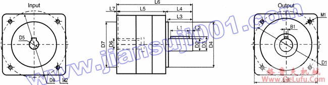 NN型减速机安装及外型尺寸(图2)