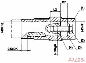JK系列减速电机出轴的安装与拆卸(图2)