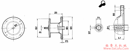 JK系列减速电机产品附件一标准电机接盘(图2) JK系列减速电机产品附件一标准电机接盘(图2)