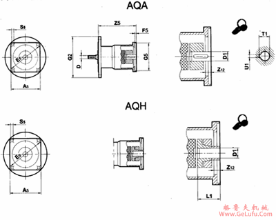 JK系列减速电机产品附件一伺服电机接盘(图4)