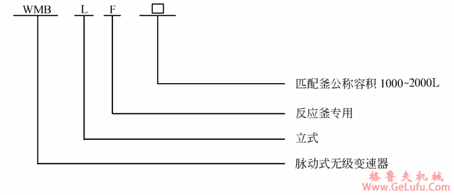 WMBLF系列釜用立式无级变速机基本结构与性能特点(图2)