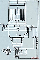 NGW－L－F、NGW－L－F2 系列减速机外型及安装尺寸(图2)