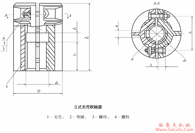 GCWS系列圆弧齿圆柱蜗杆减速机外形及安装尺寸(图5)