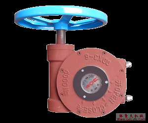 QDX3系列部分回转型阀门手动装置外形及安装尺寸(图2)