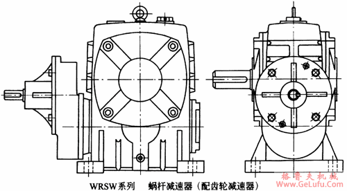 WRSW系列蜗轮蜗杆减速机产品特点及性能参数(图2)