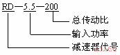 RD系列二次包络减速机型号说明及注意事项(图2)