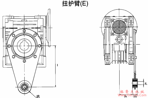 JRST系列多置式蜗杆减速机附件(图5) JRST系列多置式蜗杆减速机附件(图5)