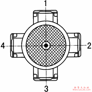 A球微型蜗杆减速机电线接线盒安装型式(图2)