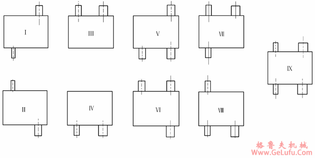 QJY型起重机减速机装配型式及安装方式(图2)