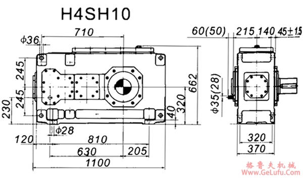 H4SH系列外型及安装尺寸图(图3)