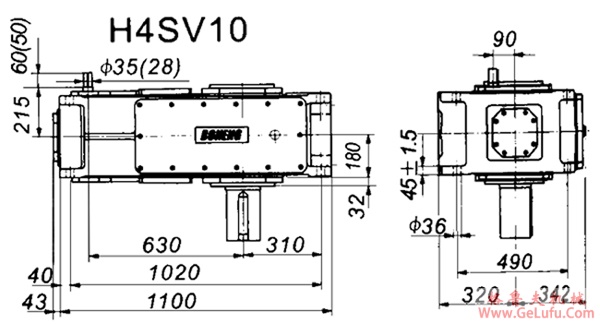 H4SV系列外型及安装尺寸图(图3)