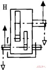 H系列布置形式（实心轴）(图34)