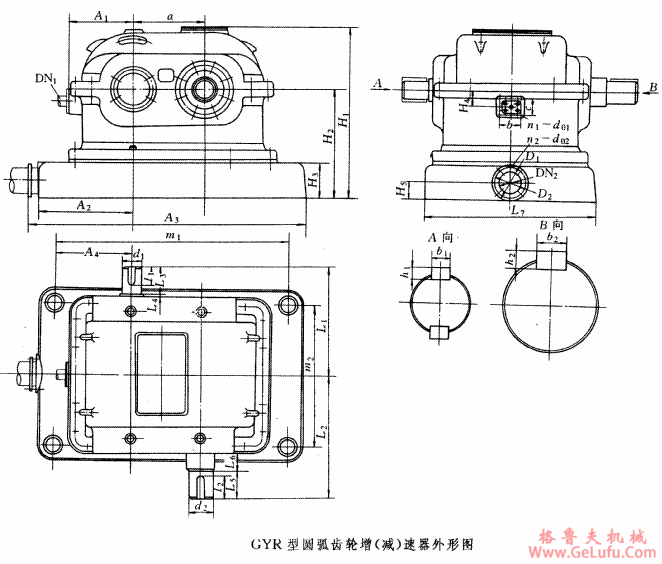 GYR型高速圆弧柱的外形（图）(图2)