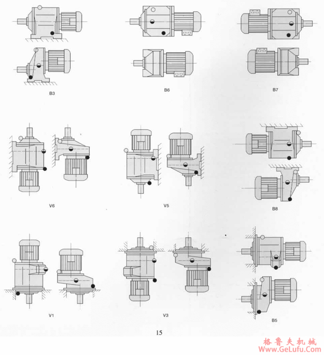 TA系列齿轮减速机装配型式(图2)