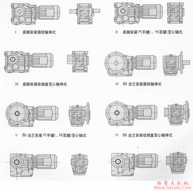 TD9000系列硬齿面齿轮减速机装配型式(图2)