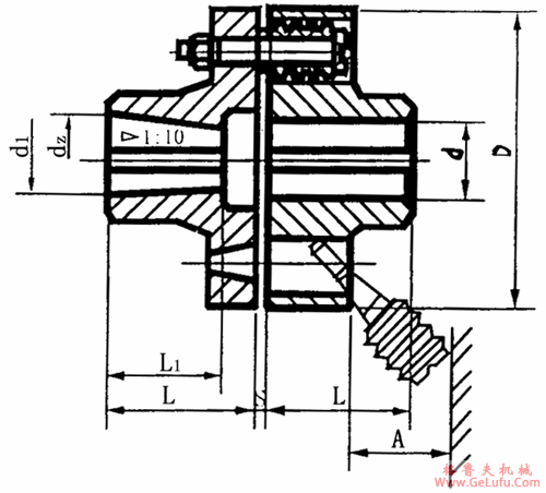 TL弹性套柱销联轴机基本参数和主要尺寸(GB4323―84)(图2) TL弹性套柱销联轴机基本参数和主要尺寸(GB4323―84)(图2)