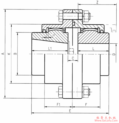DY-SMA型Mill Motor用双面啮合联轴机外形及安装尺寸(图2) DY-SMA型Mill Motor用双面啮合联轴机外形及安装尺寸(图2)