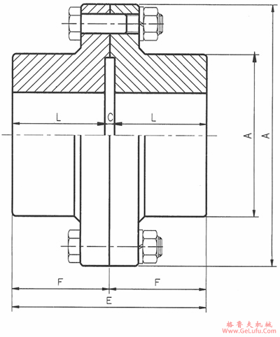 DY-EE型刚性联轴机外形及安装尺寸(图2) DY-EE型刚性联轴机外形及安装尺寸(图2)
