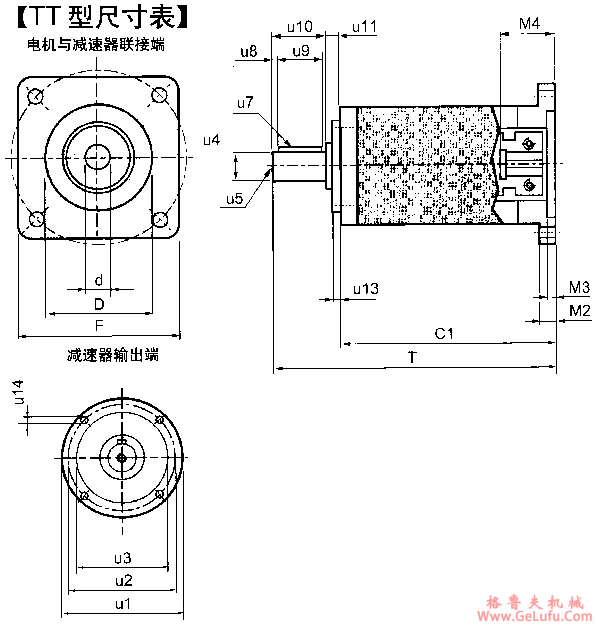 RDS减速机TT型尺寸表(图2)