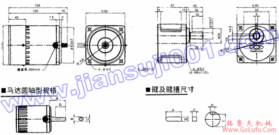 单相感应马达(出力120W-150W)(图3) 单相感应马达(出力120W-150W)(图3)