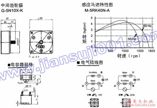 单相可逆式感应马达（25W-40W）(图5)
