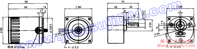 单相转矩感应马达（出力10W-20W）(图2)