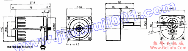 速度控制马达(出力6W-15W)(图2) 速度控制马达(出力6W-15W)(图2)