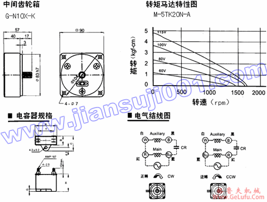 单相转矩感应马达（出力10W-20W）(图5)