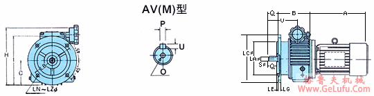 DISCO无段变速机立式基本型(法兰直结型)(图2) DISCO无段变速机立式基本型(法兰直结型)(图2)