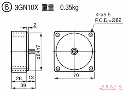 US无段变速马达尺寸图(图7)
