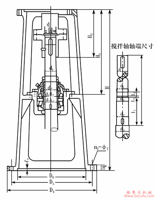 JXLD3、JXLD4、JXLD5、JXLD6、JXLD7、JXLD8、JXLD9、JXLD10、JXLD11、JXLD12、型摆线针轮减速机机架安装尺寸外形尺寸（95年标准）(图3)