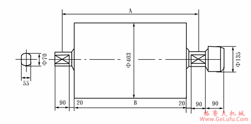 TJ型电动滚筒的技术规格参数（直径215～400mm）(图5)