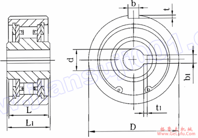 CKA型（基本型）单向楔块超越离合机(图3)