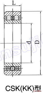 CSK型(KK型)单向超越离合机(图3) CSK型(KK型)单向超越离合机(图3)