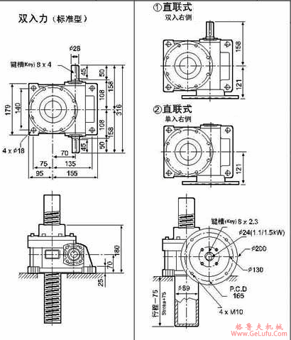 WSH系列蜗杆升降机附图(图8)